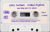 Gary Numan Metal Rhythm Cassette 1988